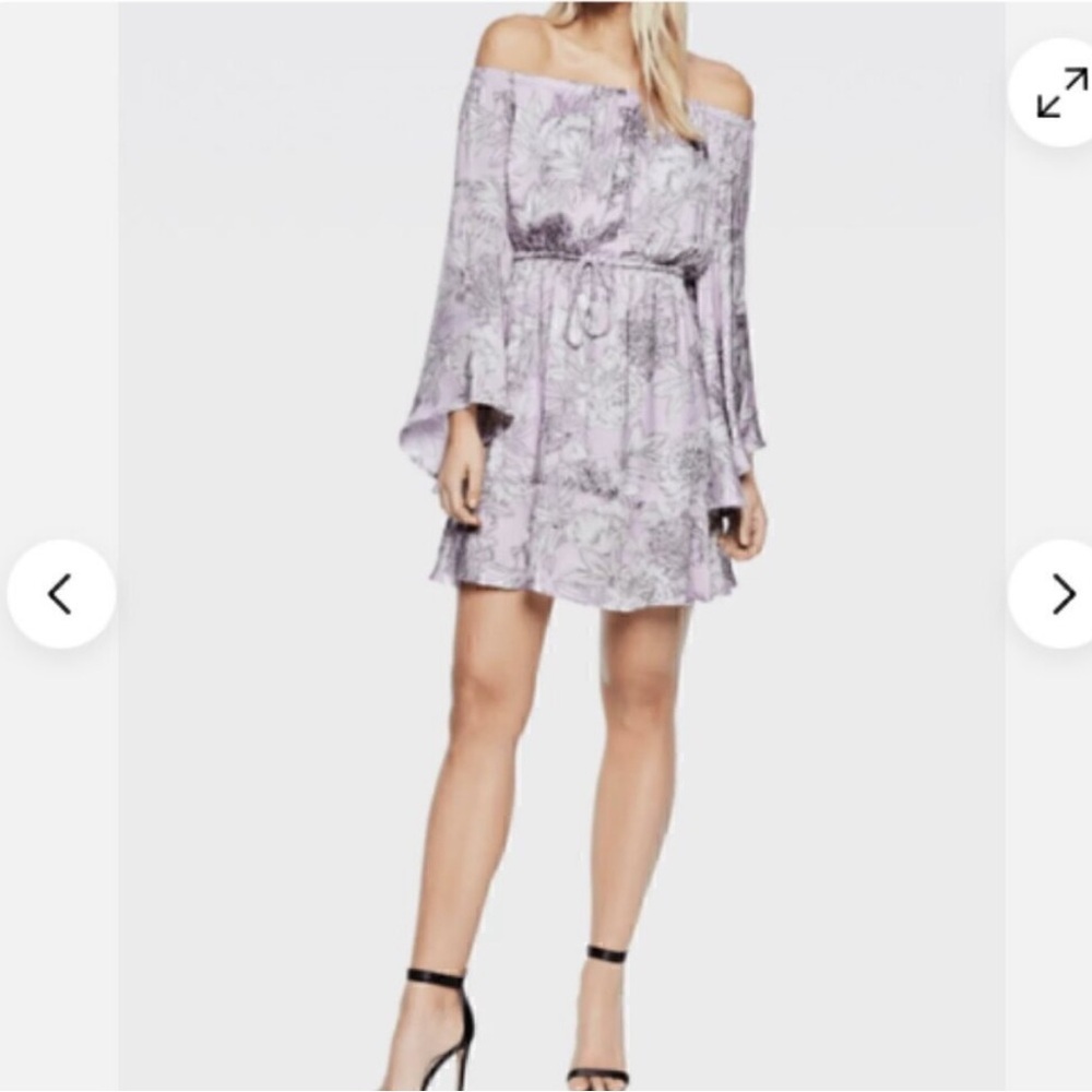 Bardot floral off shoulder "Britt" mini dress US 6